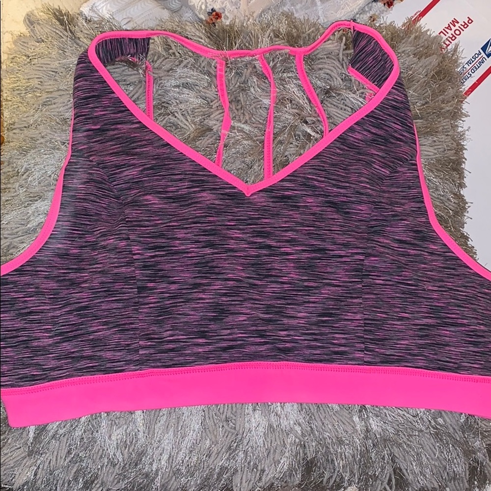 Sports Bra with Strappy Back